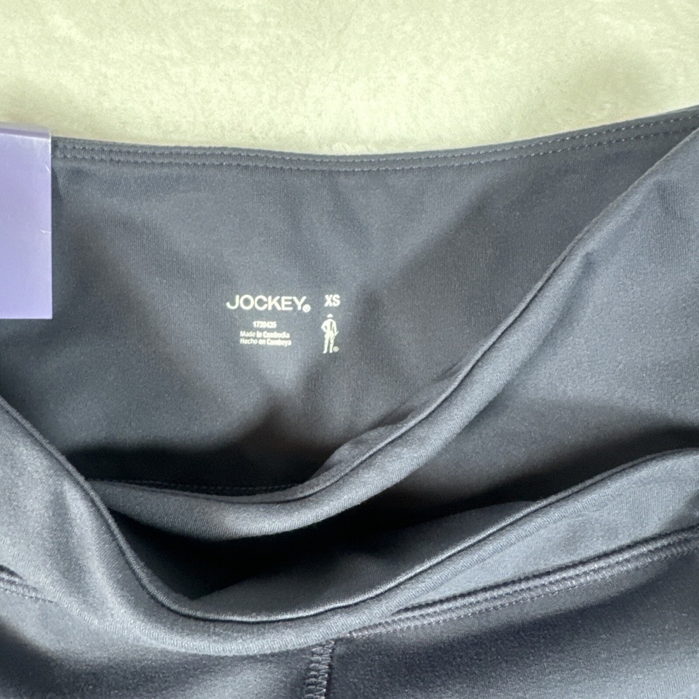 Jockey Womens‎ Crosswaist Yoga Pants Charcoal Gray High Rise Pockets XS JL0899 - Picture 6 of 9